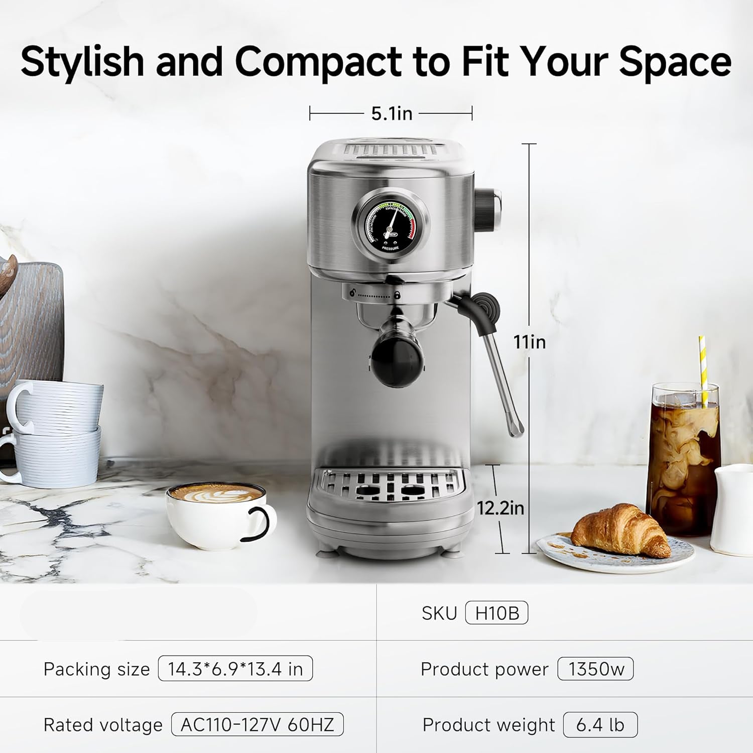 Semi-Automatic Espresso Machine