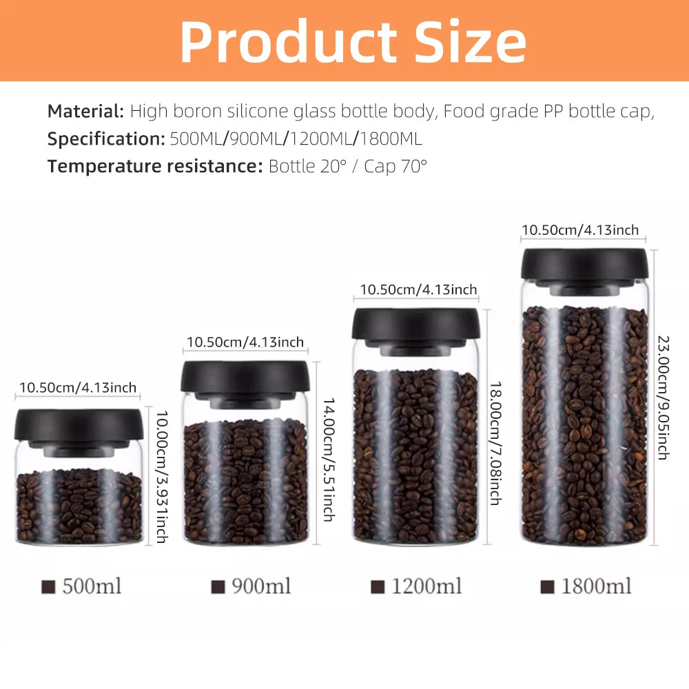 Vacuum Glass Jar