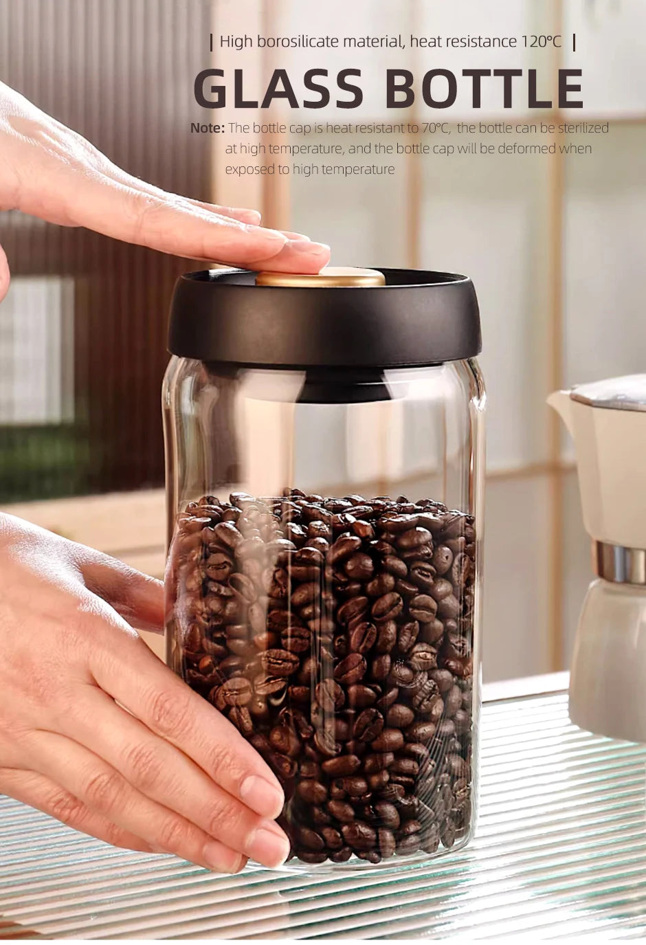 Vacuum Glass Jar