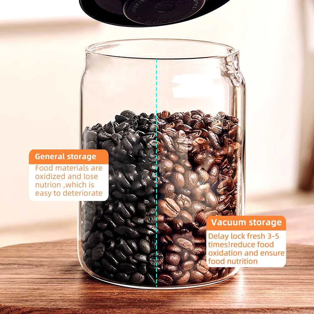 Vacuum Glass Jar